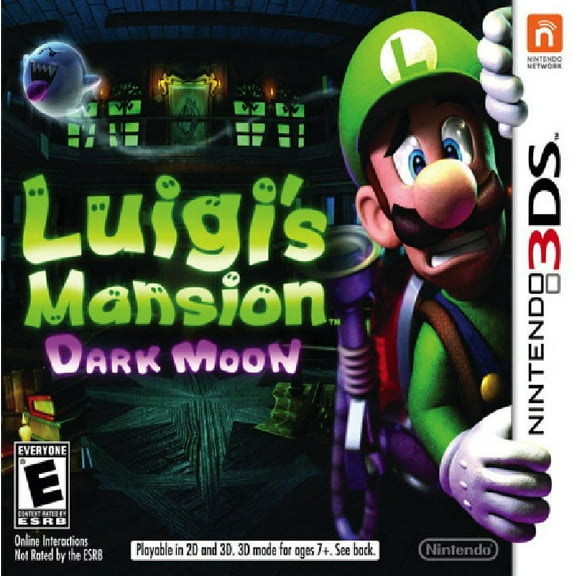 Restored Luigi's Mansion: Dark Moon (Nintendo 3DS, 2012) Adventure Game (Refurbished)