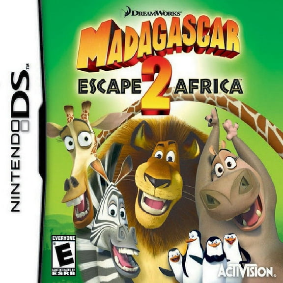 Restored Madagascar 2: Escape Africa (Nintendo DS, 2008)