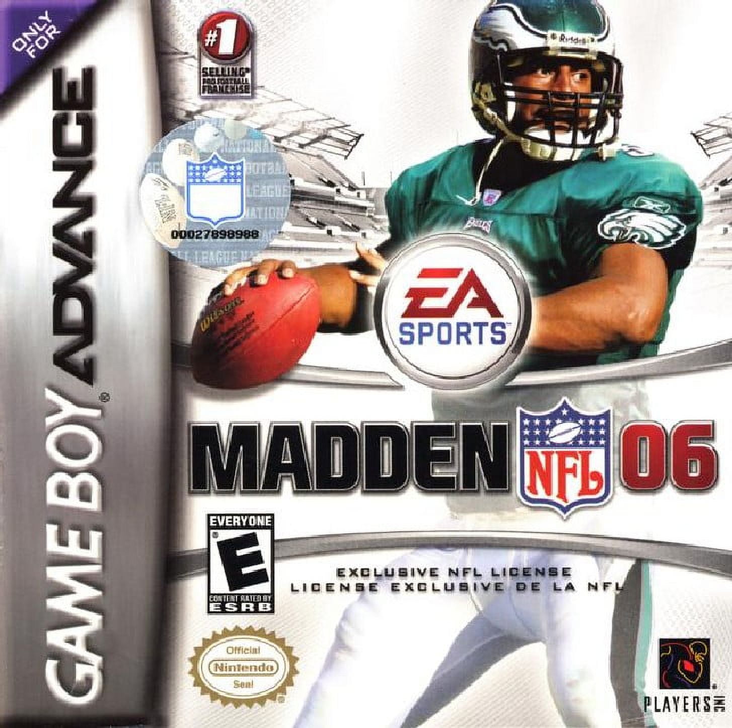 Restored Madden NFL 06 (Nintendo Gameboy Advance, 2005) Football