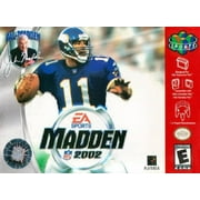 Restored Madden NFL 2002 (Nintendo 64, 2001) (Refurbished)