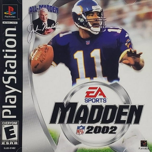 Restored Madden NFL 2002 (Sony PlayStation 1, 2001) (Refurbished)