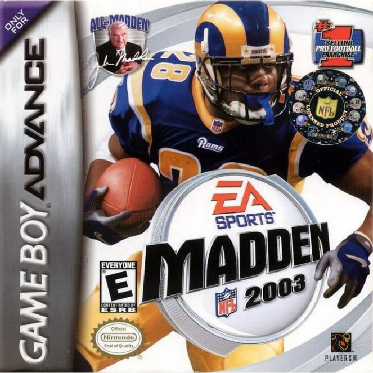 Restored Madden NFL 2003 (Nintendo Game Boy Advance, 2002