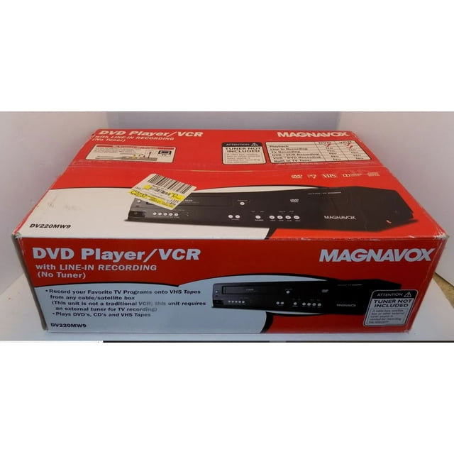 Restored Magnavox DV220mw9 DVD VCR Combo Dvd Player Vhs Player