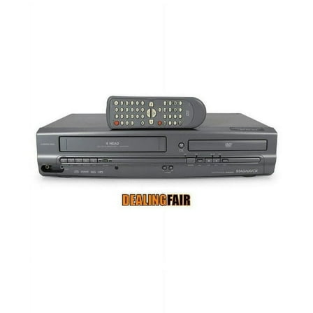 Restored Magnavox MWD2205 DVD VCR Combo Player - w/ Original Remote, Manual, A/V Cords, & HDMI converter (Refurbished)