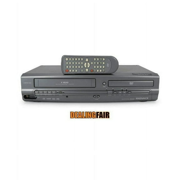 Restored Magnavox MWD2205 DVD VCR Combo Player - w/ Original Remote, Manual, A/V Cords, & HDMI converter (Refurbished)