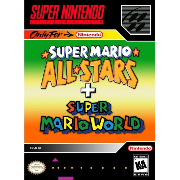 Restored Mario All Stars + Mario World | Nintendo SNES (Refurbished)