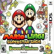 Restored Mario & Luigi Superstar Saga + Bowsers Minions Nintendo 3DS, Role-Playing, Parental Controls, Game