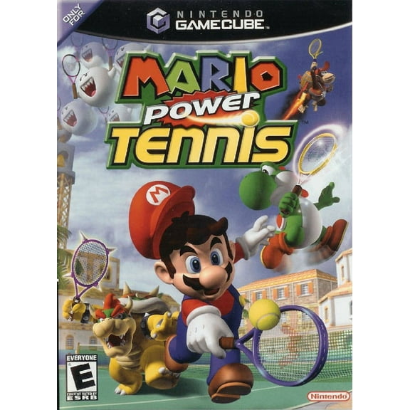 Restored Mario Power Tennis (Nintendo GameCube, 2004) Sports Game (Refurbished)