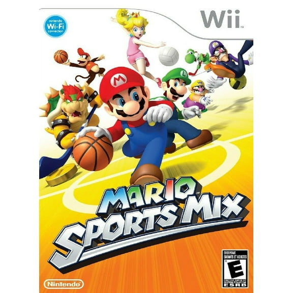Restored Mario Sports Mix Nintendo Wii Physical Sports Game with Parental Controls