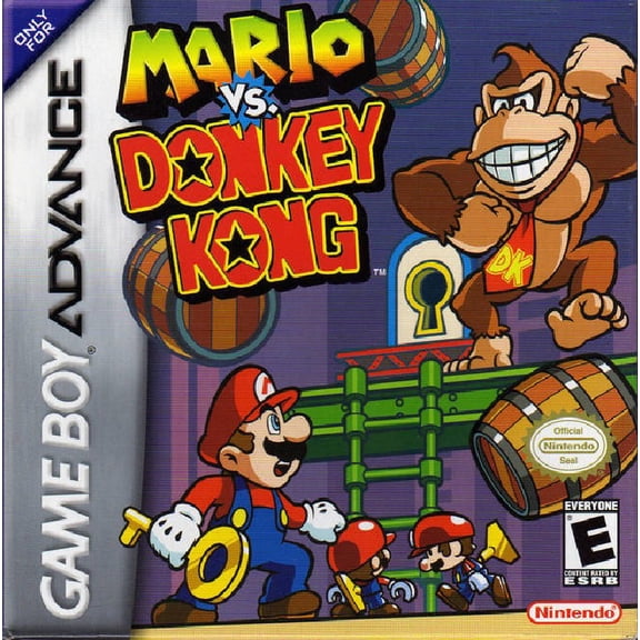 Restored Mario vs Donkey Kong (Nintendo Game Boy Advance, 2004) (Refurbished)