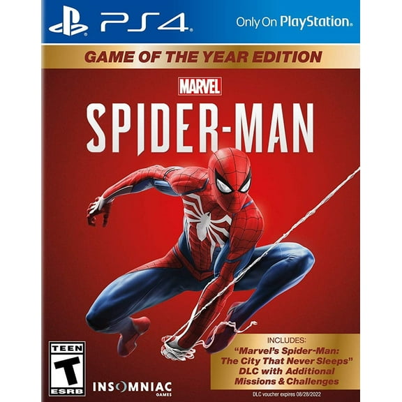 Restored Marvel's Spider-Man: Game of the Year Edition - PlayStation 4 (Refurbished)