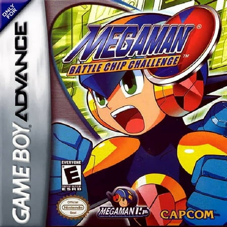 Restored Mega Man Battle Chip Challenge (Nintendo GameBoy Advance, 2004) Card Battle Game (Refurbished)