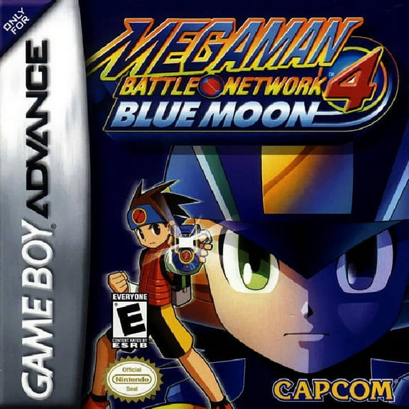 Restored Mega Man Battle Network 4: Blue Moon (Game Boy Advance, 2004) (Refurbished)