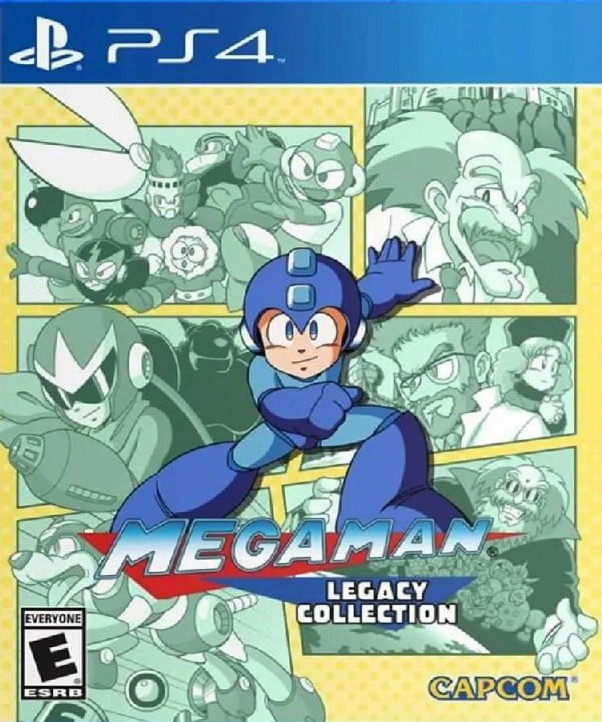 Mega Man Legacy Collection Video Game for PlayStation 4, Action & Adventure, Parental Controls, 1 Offline Player