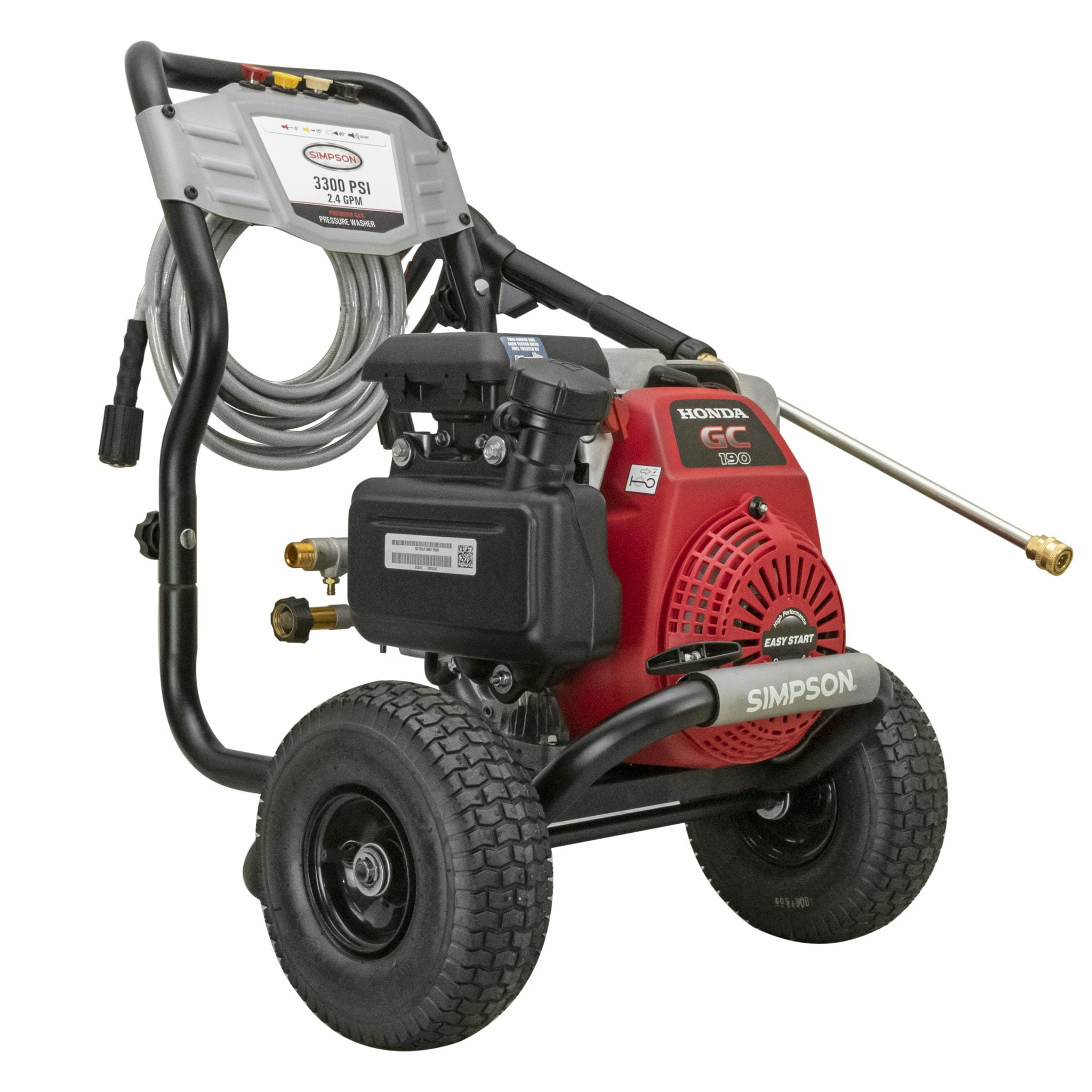 Simpson Megashot MS61049 S 3300 PSI with Honda GC190 Power Engine Gas Pressure Washer Walmart