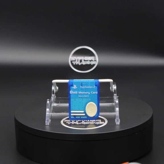 Restored Memory Card 8MB | Sony PlayStation 2 | PS2 | Translucent Blue | Nyko (Refurbished)