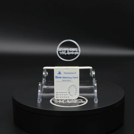 Restored Memory Card 8MB Sony PlayStation 2 PS2 White Blue Nyko (Refurbished)