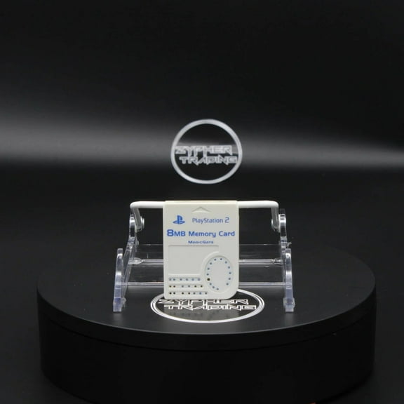 Restored Memory Card 8MB Sony PlayStation 2 PS2 White Blue Nyko (Refurbished)