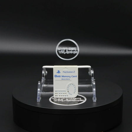 Restored Memory Card 8MB Sony PlayStation 2 PS2 White Blue Nyko (Refurbished)