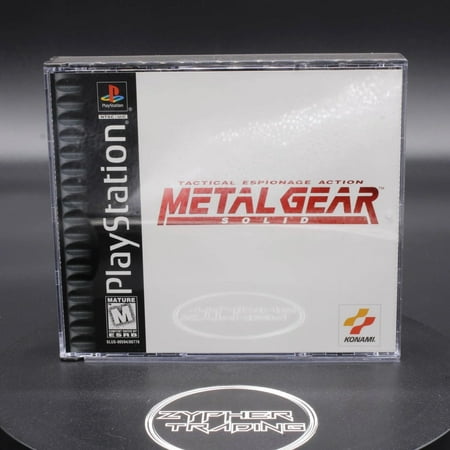 Restored Metal Gear Solid | Sony PlayStation | PS1 | Tactical Espionage Action (Refurbished)
