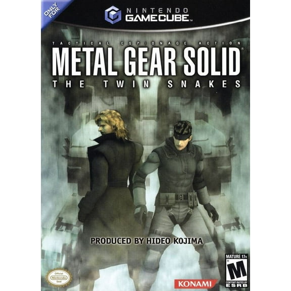 Restored Metal Gear Solid: The Twin Snakes (Nintendo GameCube, 2004) Shooter Game (Refurbished)