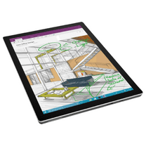Restored Microsoft 12.3" Surface Pro 4 (TH2-00001), Intel Core i7, 16GB RAM, Windows 10, 256GB SSD, - Silver (Refurbished)