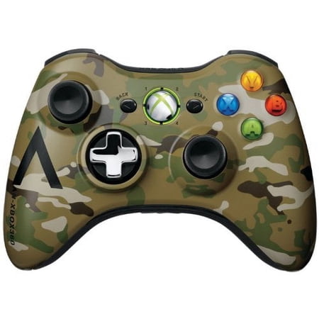 Restored Microsoft OEM Wireless Controller Camouflage For Xbox 360 (Refurbished)