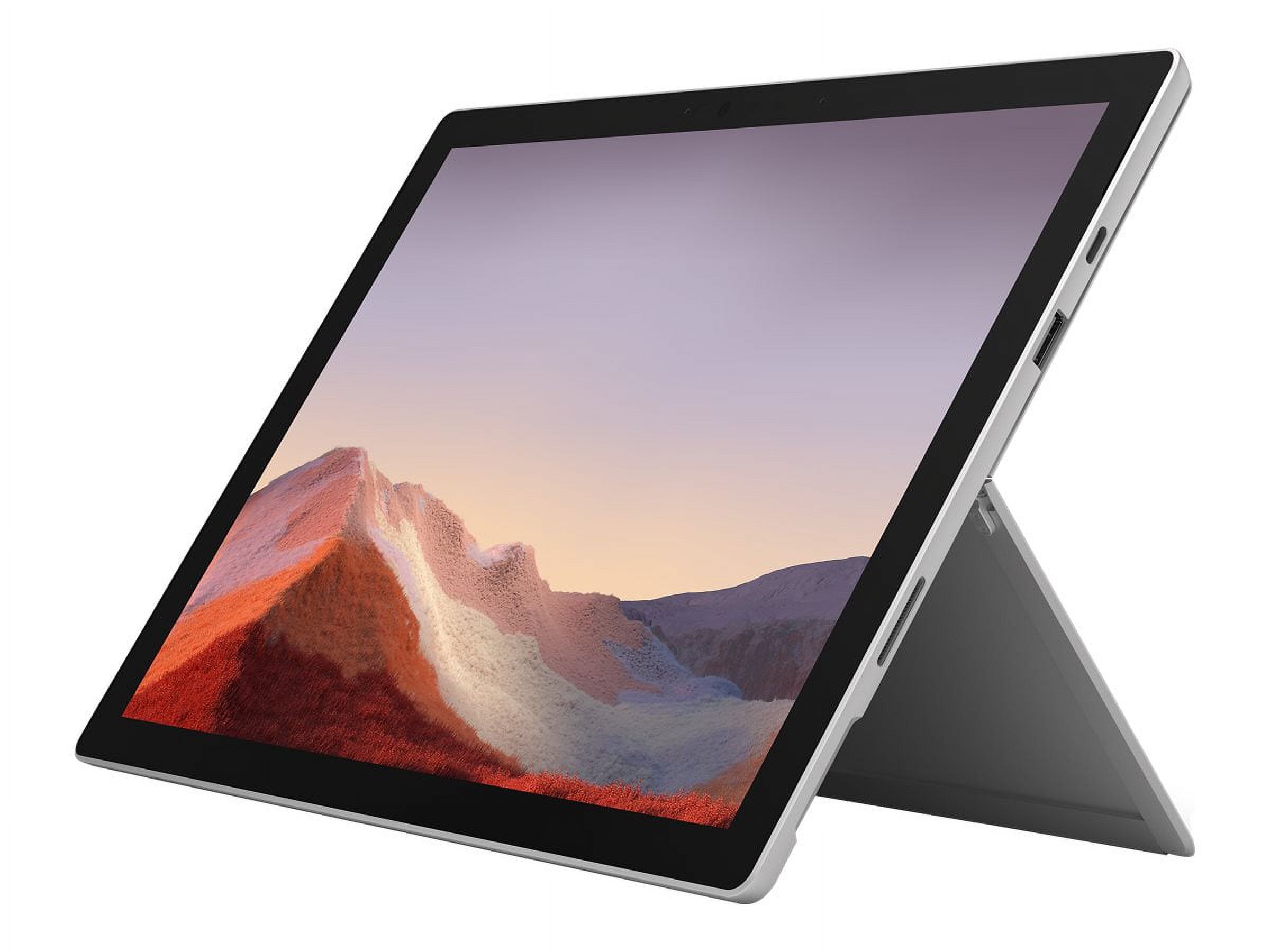 Restored Microsoft Surface Pro-7 Retail 12.3" Touchscreen Tablet, Intel I5-1035G4, 8GB RAM, 256GB SSD, Win10 Home 64, Black, PVZ-00003 (Refurbished) - image 1 of 4