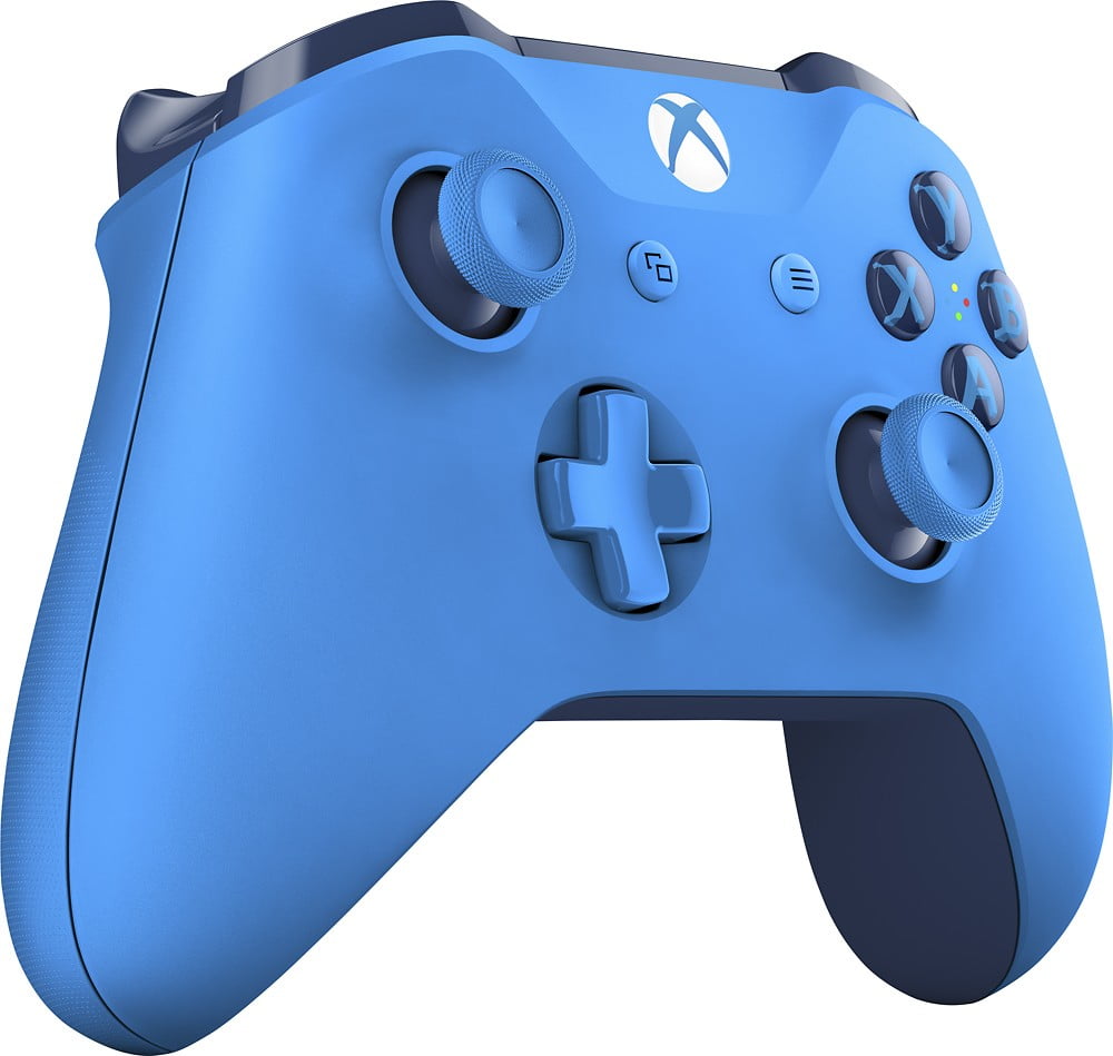 Restored Microsoft WL3-00018 Xbox One Wireless Controller - Blue ...