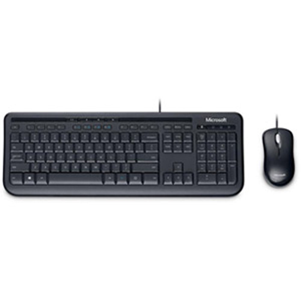 Teclado Microsoft Keyboard & Mouse Desktop 600 Spanish Black
