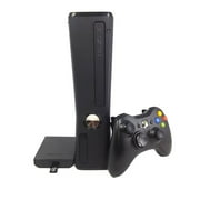 Restored Xbox 360, HDMI and Cables, Microsoft, E Video Game Console 250GB, Black