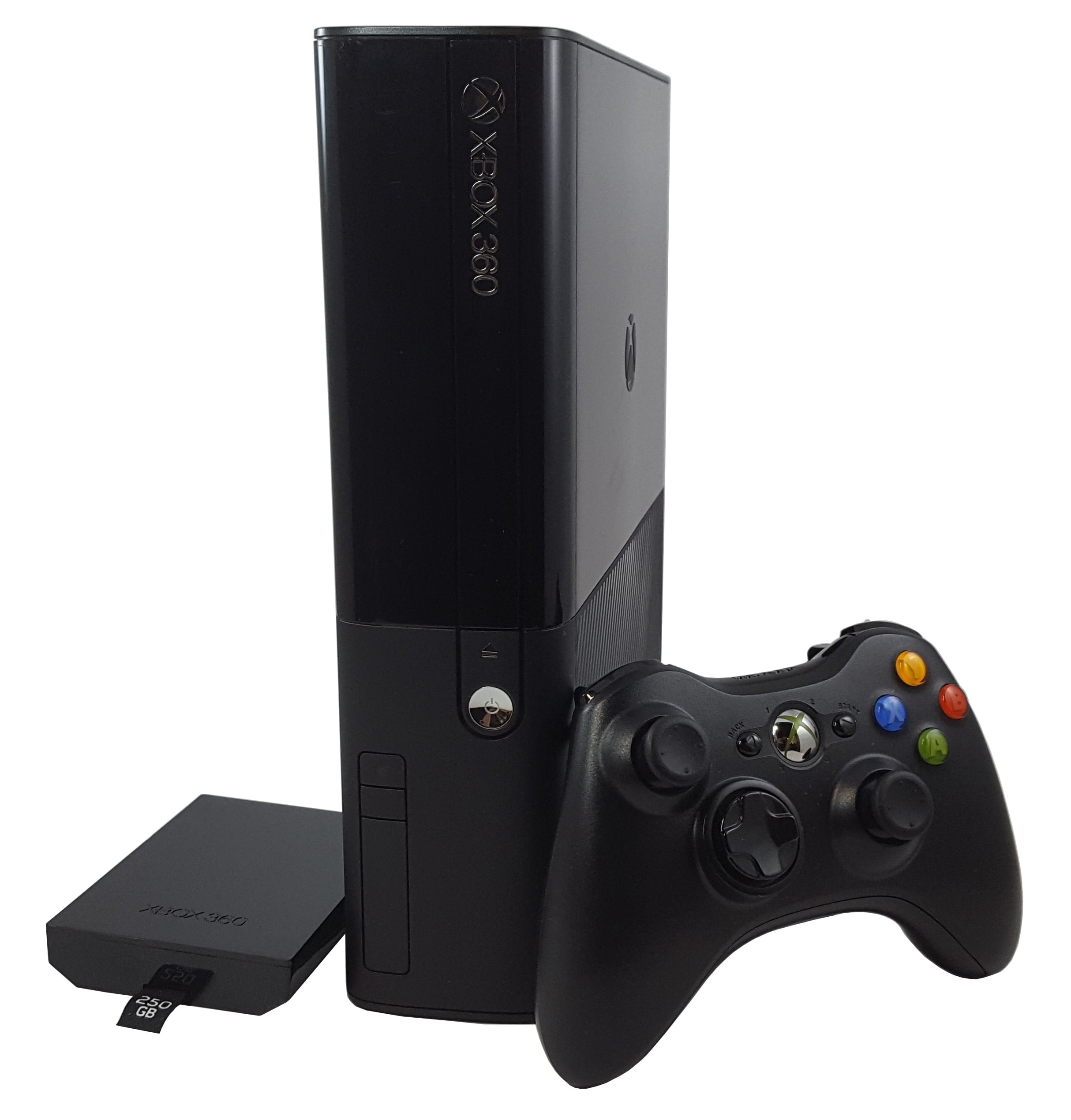 Console Xbox 360 Slim 250GB Black Piano - Microsoft - MeuGameUsado