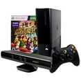 thumbnail image 1 of Microsoft Xbox 360 E 4GB Console with Kinect Adventures, Black, (Refurbished), 1 of 4