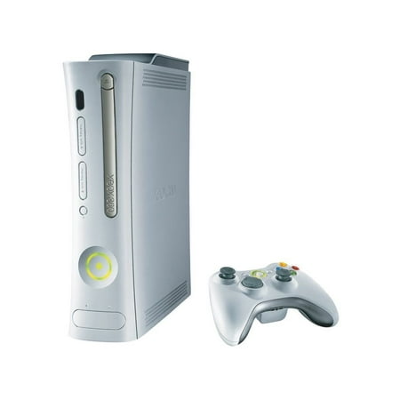 Restored Microsoft Xbox 360 Pro System with 20GB Hard Drive White Console (Refurbished)