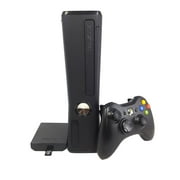 Restored Microsoft Xbox 360 Slim Video Game Console, 250GB, Black, 1 Piece