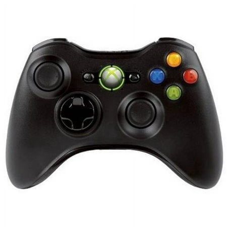 Restored Microsoft Xbox 360 Wireless Controller Black (Refurbished)