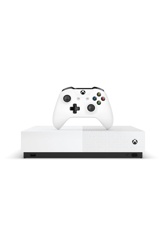 Restored Microsoft, Xbox One S, 1TB, All-Digital Edition Console, White, 1, 1, 1