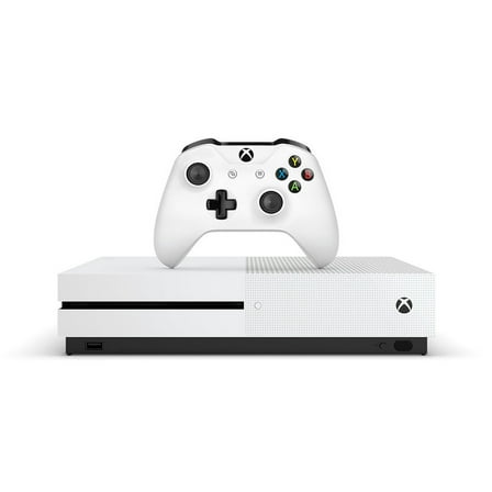 Restored Microsoft Xbox One S 1TB Console White Slim (Refurbished)