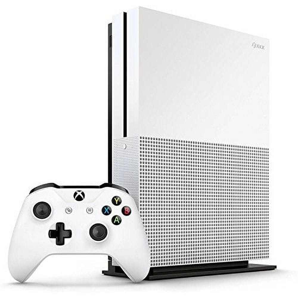 Restored Microsoft Xbox One S 500GB Console White Slim (Refurbished)