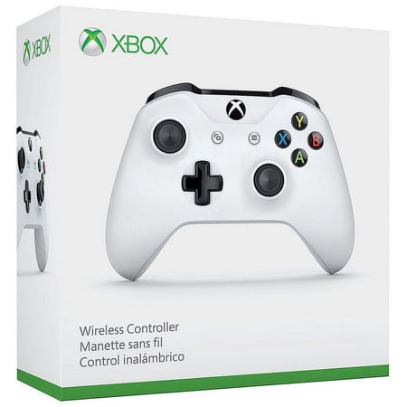 Restored Microsoft Xbox One S White Wireless Bluetooth Controller TF5-00001 (Refurbished)