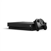 Restored Microsoft Xbox One X 1TB Gaming Console, Black