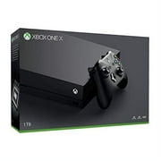 Restored Microsoft, Xbox One X, 1TB Console with Wireless Controller 4K Ultra HD, Black
