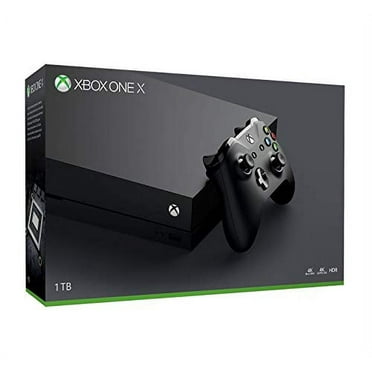 Restored Microsoft Xbox One X 1TB Console with Wireless Controller: Xbox One X Enhanced, HDR, Native 4K, Ultra HD (2017 Model) (Refurbished)