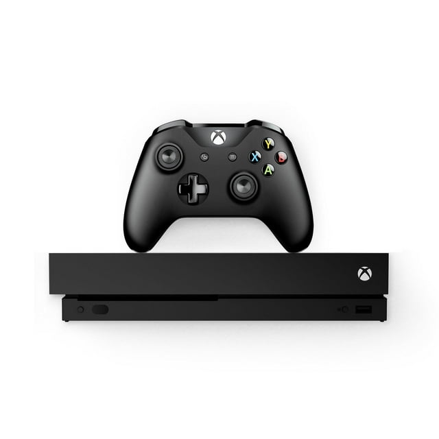 Restored Microsoft Xbox One X 1TB Gaming Console Black with HDMI Cable ...