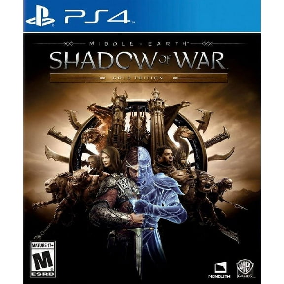 Restored Middle-earth: Shadow of War Gold Edition (Sony PlayStation 4, 2017) (Refurbished)