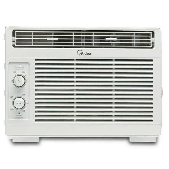 Restored Midea 5,000 BTU 150 Sq ft Mechanical Window Air Conditioner, White, RMW05MWW, (Refurbished)