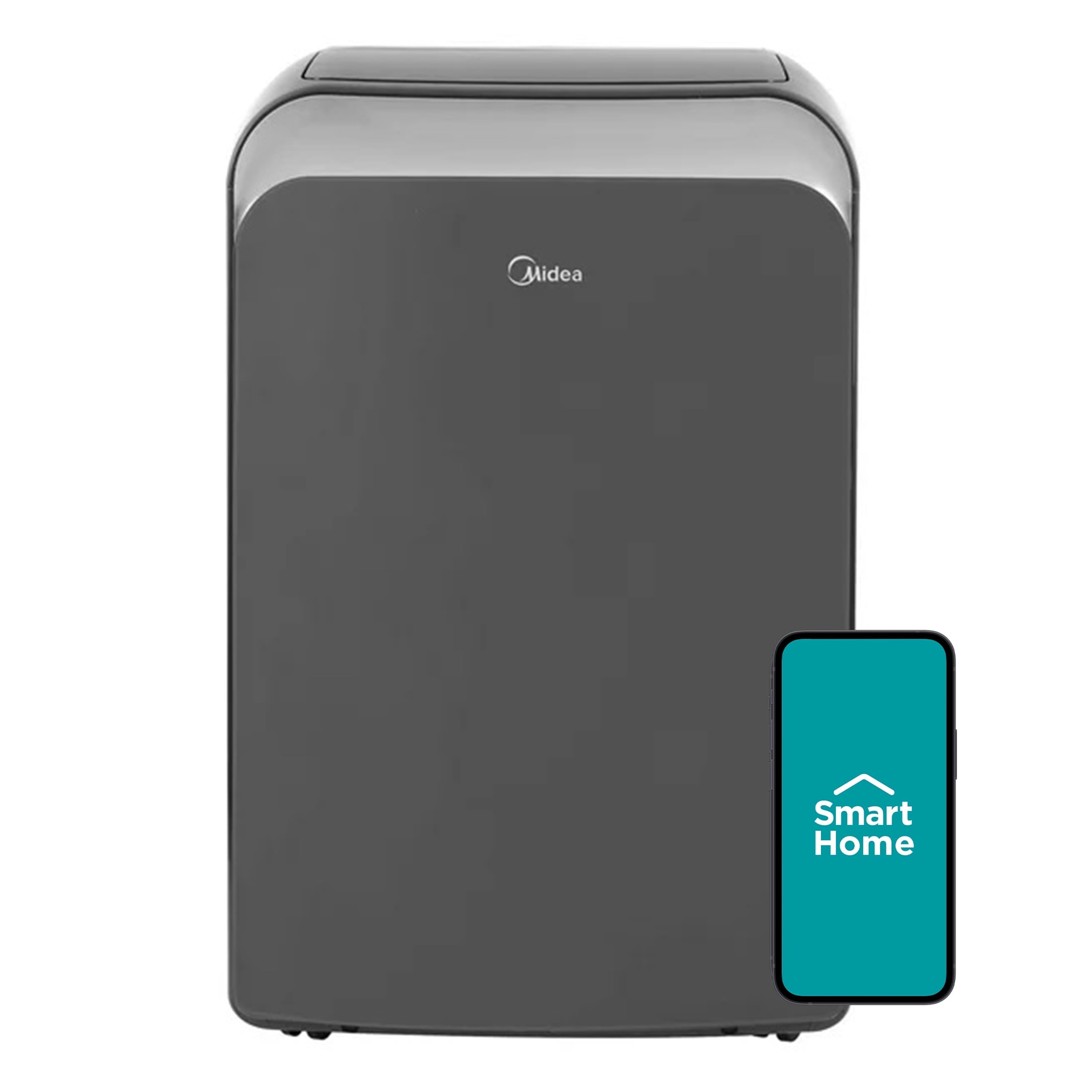 Restored Midea 5 000 BTU 8 000 ASHRAE 115V Portable Air Conditioner with Comfort Sense Remote Cools up to 150 Sq ft RMP05RWW Refurbished