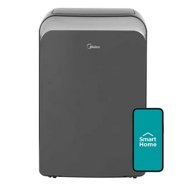 Restored Midea 8,000 BTU (12,000 BTU ASHRAE) 115V Smart Portable Air Conditioner (Refurbished)