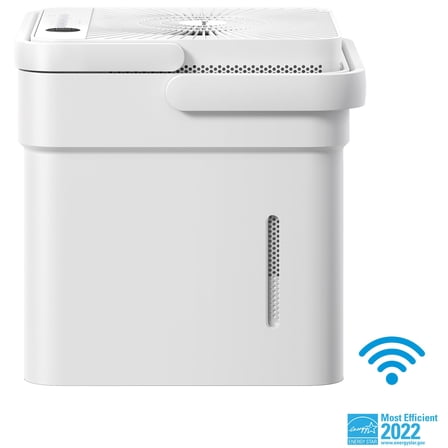 Restored Midea Cube 50-Pint Smart WiFi Dehumidifier with Pump, Coverage up to 4,500 sq. ft. (Refurbished)