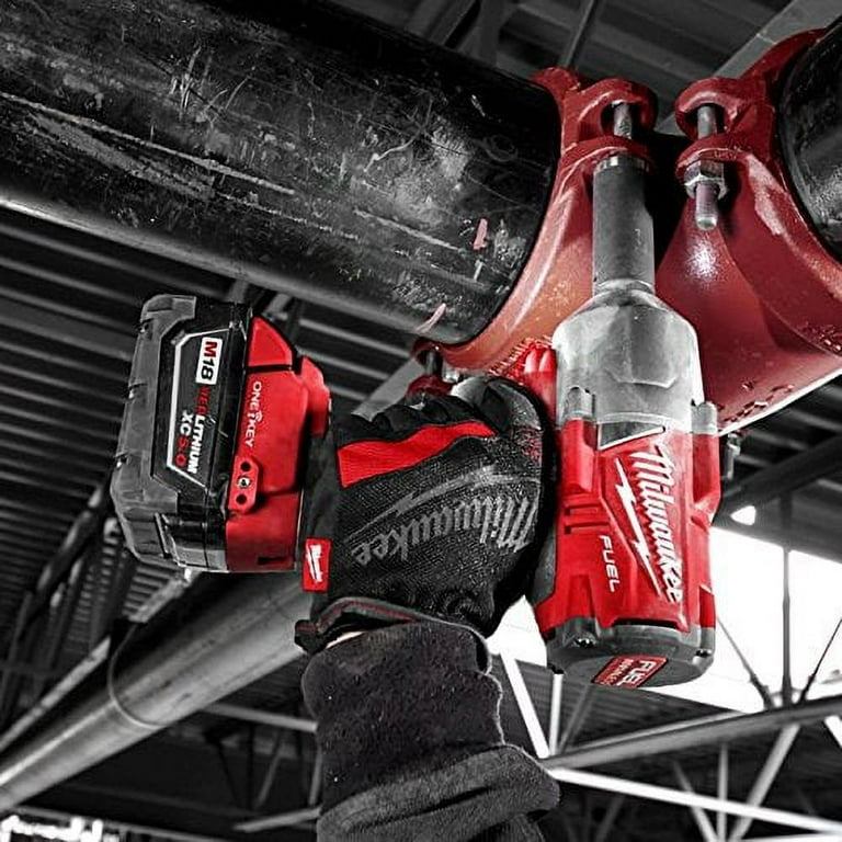 Restored Milwaukee 2863 20 18 Volt Lithium Ion Brushless Cordless 1 2 Impact Wrench Red Refurbished Walmart